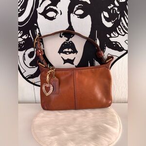 Coach bleeker leather shoulder bag